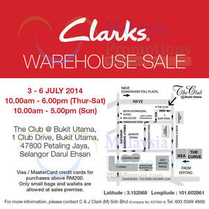 clark shoes warehouse sales