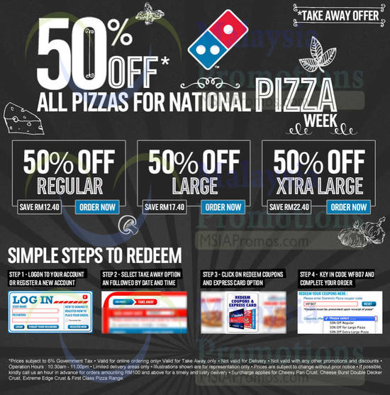 dominos online coupons january 2016