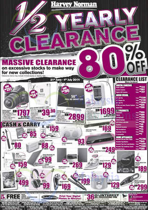 Featured image for (EXPIRED) Harvey Norman Digital Cameras, Furniture, Notebooks & Appliances Offers 21 – 27 Jun 2014