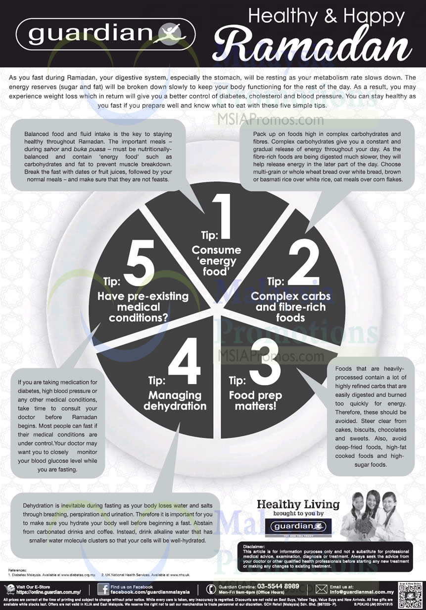 Featured image for Guardian Ramadan Health & Fasting Tips 29 Jun 2014