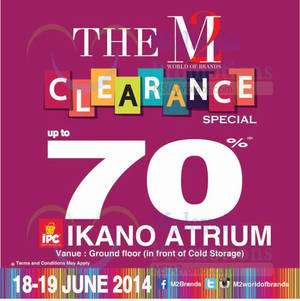 Featured image for (EXPIRED) M2 Premium Brands SALE @ Ikano Power Centre 18 – 19 Jun 2014