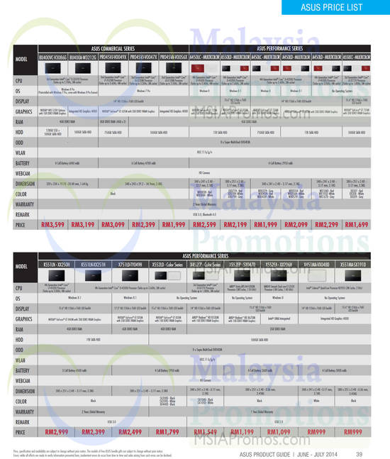 Notebooks Commercial, Performance Series