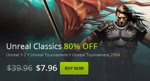Featured image for Unreal PC Games 80% OFF 24hr Promo 15 Jun 2014