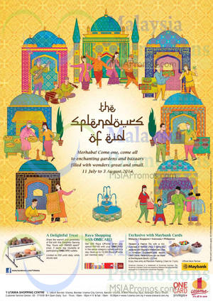 Featured image for (EXPIRED) 1 Utama The Splendours of Eid Promotions 11 Jul – 3 Aug 2014