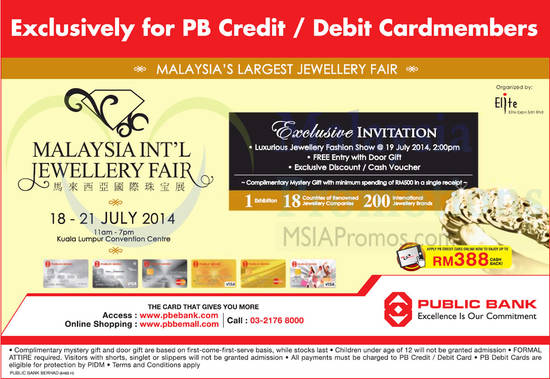 11 Jul PB Credit, Debit Cardmembers Cashback Promotion