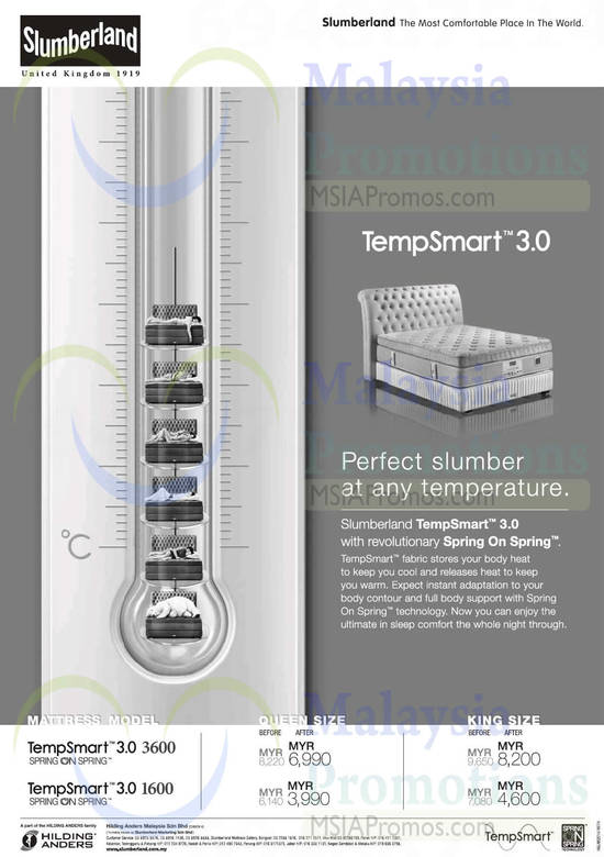 23 Nov TempSmart 3.0 Mattress