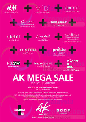 Featured image for (EXPIRED) Avenue K Mega Sale 14 Jul – 1 Sep 2014