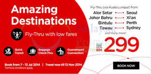 Featured image for (EXPIRED) Air Asia International & Domestic Promo Air Fares 7 – 13 Jul 2014