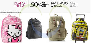 Featured image for Amazon Over 49% OFF Backpacks & Bags 10 – 11 Jul 2014