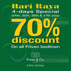 Featured image for (EXPIRED) Friven & Co Hari Raya Special Promo 24 – 27 Jul 2014