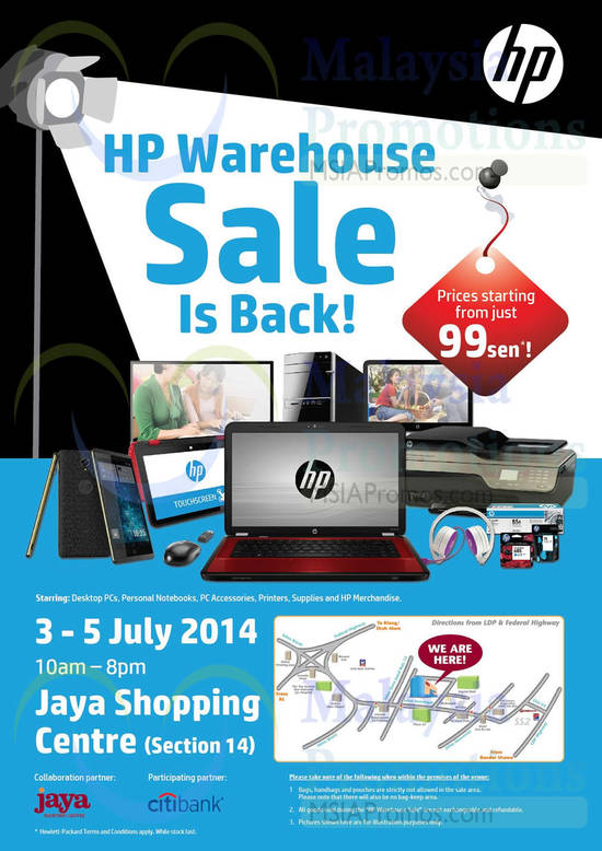 HP Warehouse Sale 2 Jul 2014