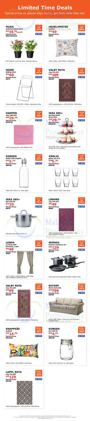 Featured image for IKEA Limited Time Deals 7 Jul – 3 Aug 2014