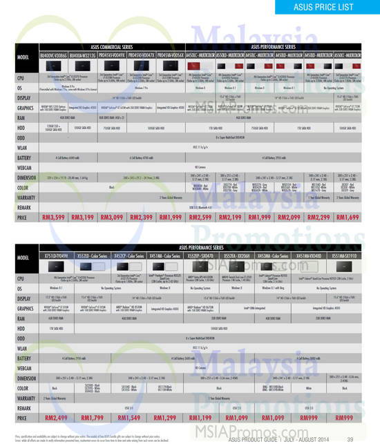 Notebooks Commercial, Performance Series