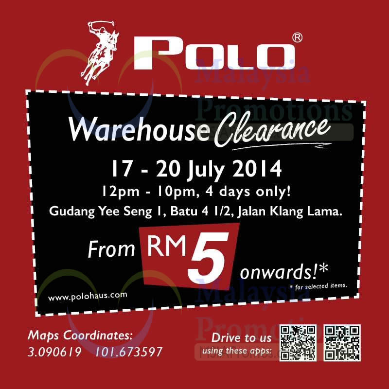 Featured image for Polo Haus Warehouse Clearance 17 - 20 Jul 2014