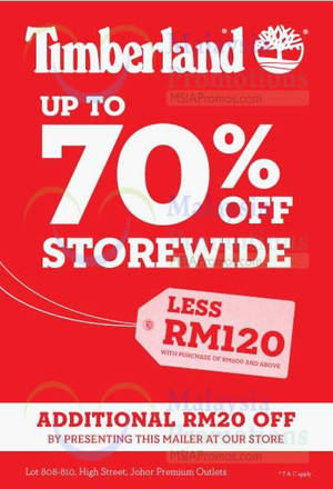 Featured image for (EXPIRED) Timberland Special SALE @ Johor Premium Outlets 9 Jul 2014