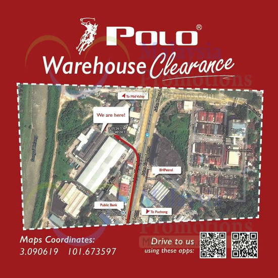 Warehouse Sale Location Map