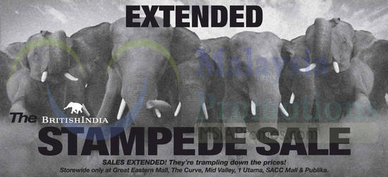 8 Sep Extended Stampede Sale