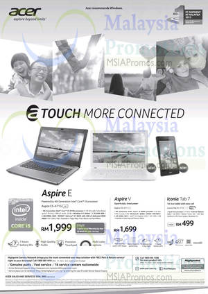 Featured image for Acer Aspire Notebooks & Iconia Tablets Offers 21 Aug 2014