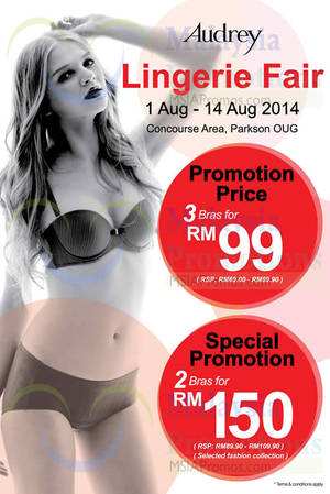 Featured image for (EXPIRED) Audrey Roadshow @ Parkson OUG Plaza 1 – 14 Aug 2014