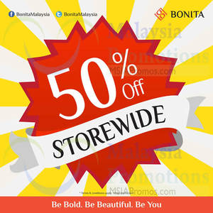 Featured image for (EXPIRED) Bonita 50% OFF SALE 28 – 30 Nov 2014