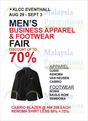 Featured image for (EXPIRED) Isetan Men’s Business Apparel Footwear 29 Aug – 3 Sep 2014