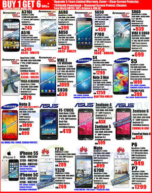 Featured image for Navotech ASUS, Lenovo, Apple & Other Smartphone Offers 1 Aug 2014