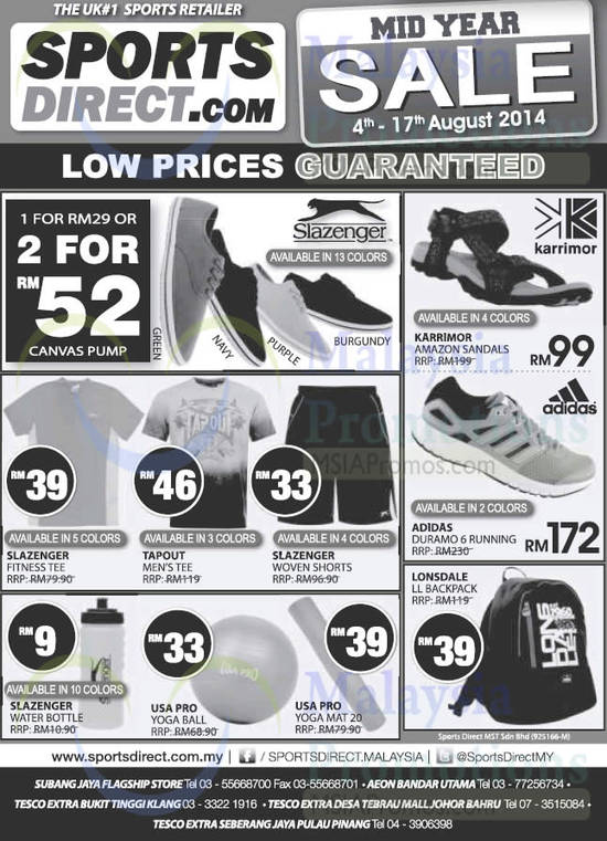 Sports Direct Dot Com 9 Aug 2014