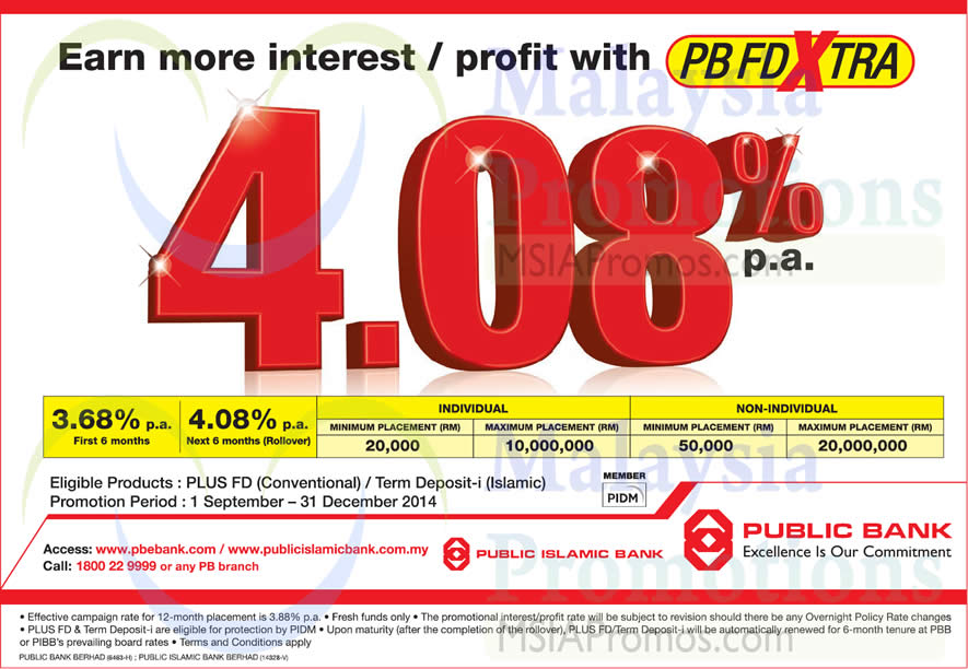 Public Bank 18 Sep 2014 » Public Bank 4.08% p.a. Fixed ...