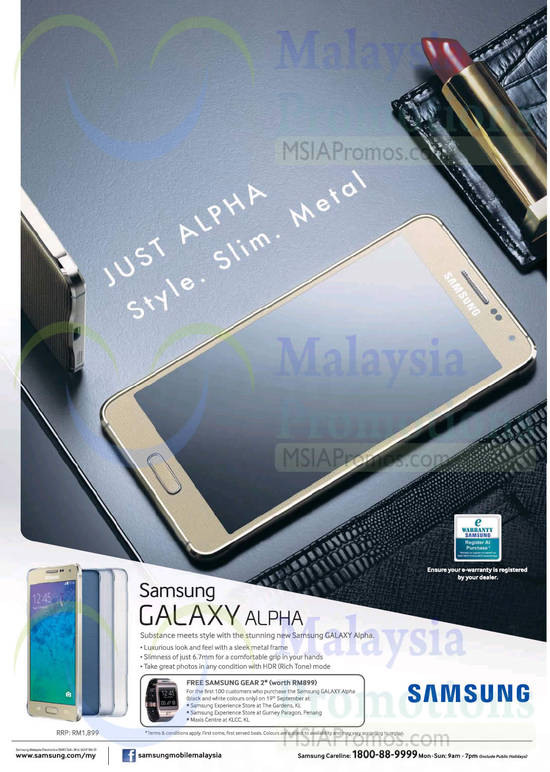 Samsung Galaxy Alpha 19 Sep 2014