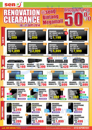 Featured image for (EXPIRED) SenQ Renovation Clearance @ Bintang Megamall 18 – 21 Sep 2014