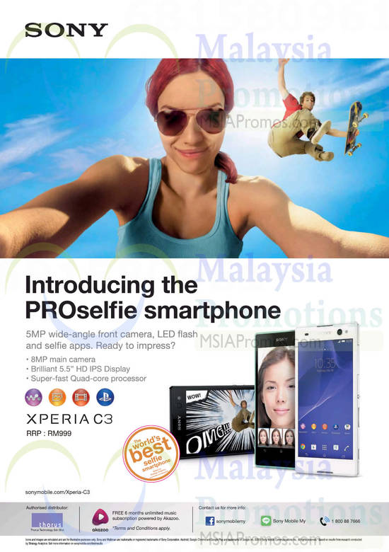 Sony Xperia C3 9 Sep 2014