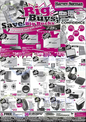 Featured image for (EXPIRED) Harvey Norman Digital Cameras, Furniture & Appliances Offers 27 Sep – 3 Oct 2014