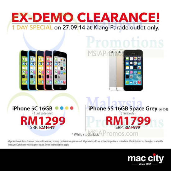 iPhone 5C 16GB, iPhone 5S 16GB Space Grey