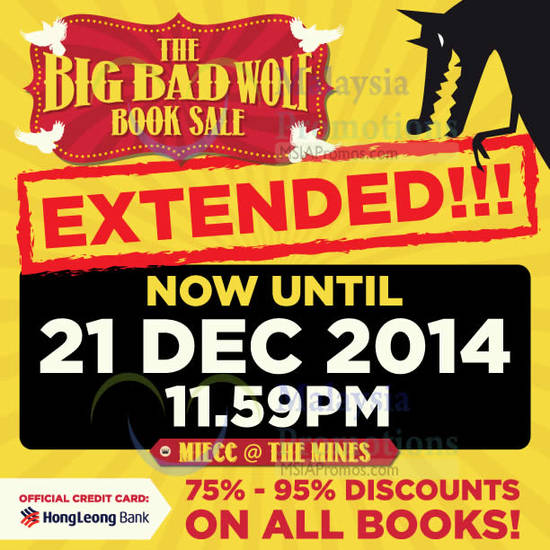 15 Dec Big Bad Wolf Books Sale Extended Till 21 Dec