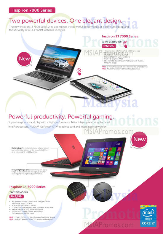 31 Oct Dell Notebooks Inspiron 7000 Series