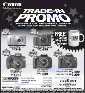 Featured image for (EXPIRED) Canon Digital Cameras Trade-in Promotion 28 Oct – 15 Nov 2014