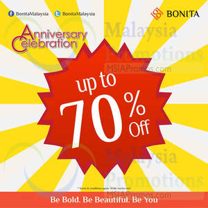 Featured image for (EXPIRED) Bonita Up To 70% OFF Anniversary Sale 15 – 26 Oct 2014