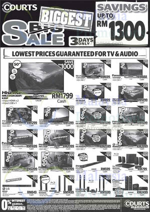 Featured image for (EXPIRED) Courts Mammoth Biggest Sale Offers 18 – 20 Oct 2014