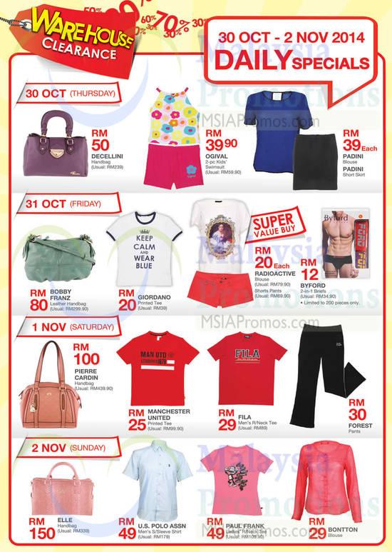 Daily Specials Apparels, Handbags