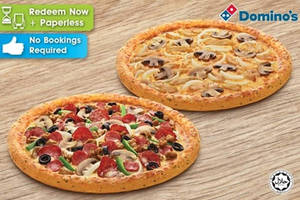 Featured image for (EXPIRED) (Over 7500 Sold) Domino’s Pizza 48% OFF Two Regular Pizzas 7 Oct 2014