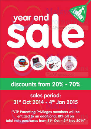 Featured image for (EXPIRED) Early Learning Centre SALE 31 Oct 2014 – 4 Jan 2015
