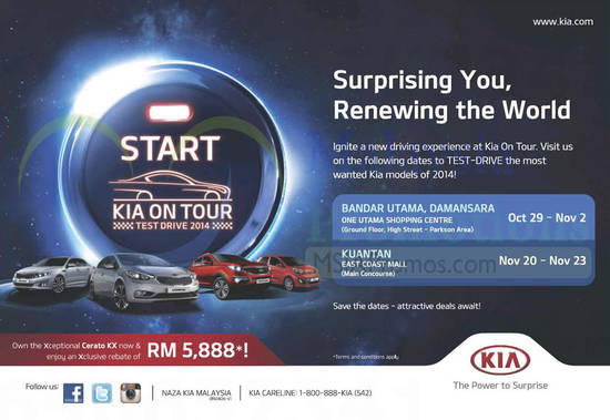 Kia Roadshows 30 Oct 2014