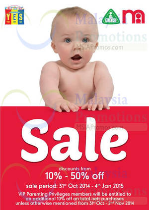 Featured image for (EXPIRED) Mothercare SALE 30 Oct 2014 – 4 Jan 2015