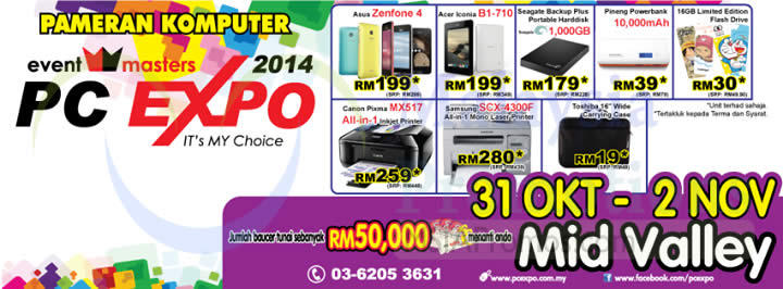 Featured image for PC EXPO @ Mid Valley Exhibition Centre 31 Oct - 2 Nov 2014