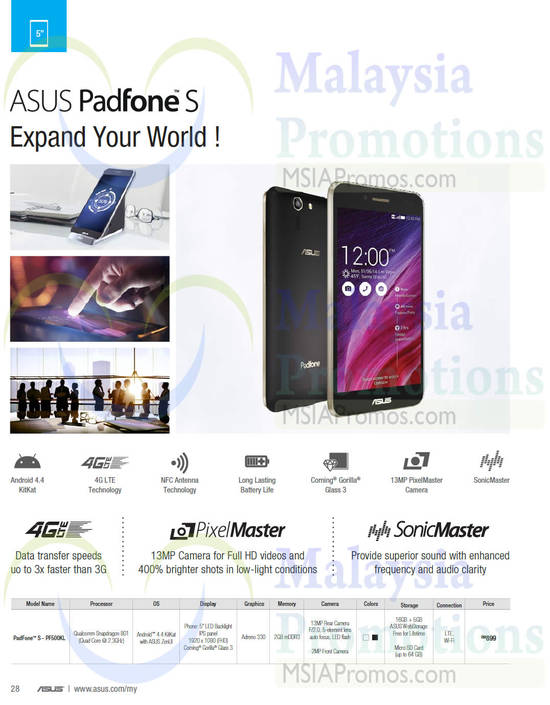 Smartphones PadFone S