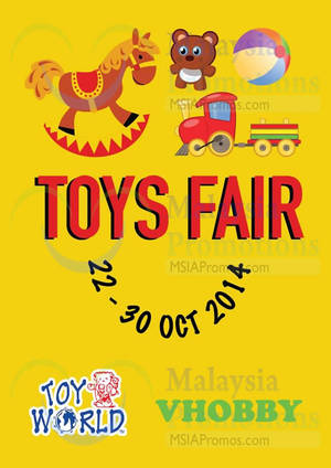 Featured image for Toy World Toy Fair @ 1 Mont Kiara 23 – 30 Oct 2014