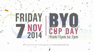 Featured image for (EXPIRED) 7-Eleven Bring-Your-Own-Cup (BYO) 1-Day Promo 7 Nov 2014