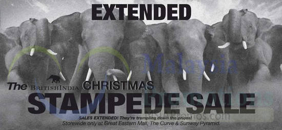 8 Dec Extended Stampede Sale