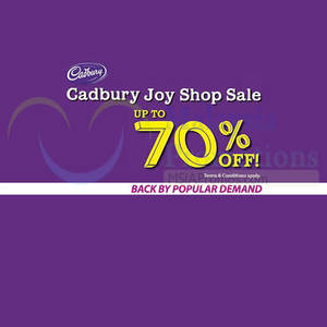 Featured image for Cadbury Joy Shop Sale @ The Summit 7 – 9 Nov 2014
