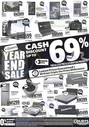 Featured image for (EXPIRED) Courts Year End Sale Offers 29 Nov – 1 Dec 2014